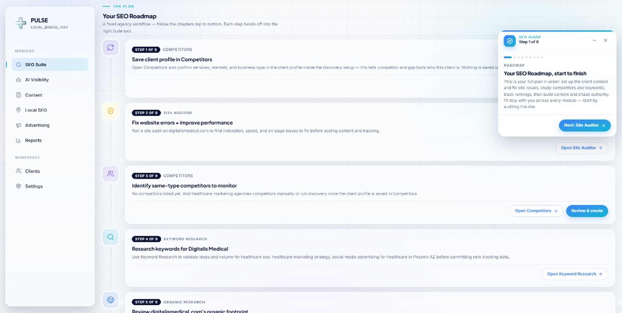 SEO Guide in Pulse